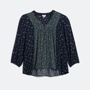 Mason & Belle Camrynn Long Sleeve Tie Detail Women's Top